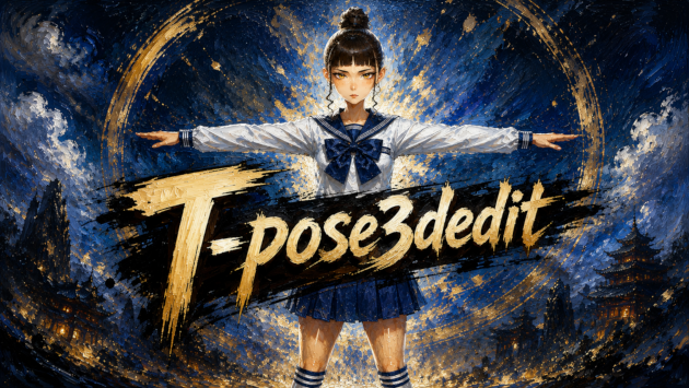 T-pose3dedit